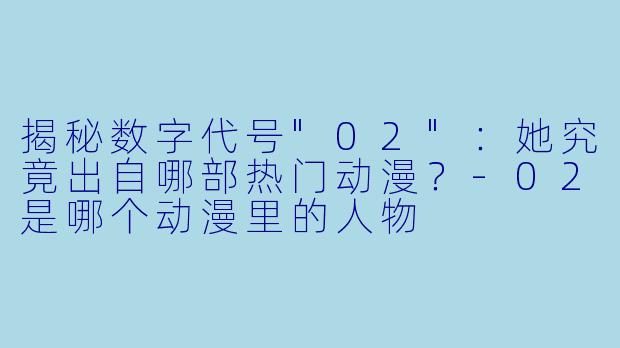 揭秘数字代号